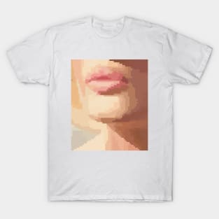 Pixel Art (pale pink lips) T-Shirt